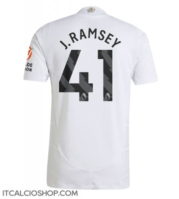 Aston Villa Jacob Ramsey #41 Seconda Maglia 2024-25 Manica Corta